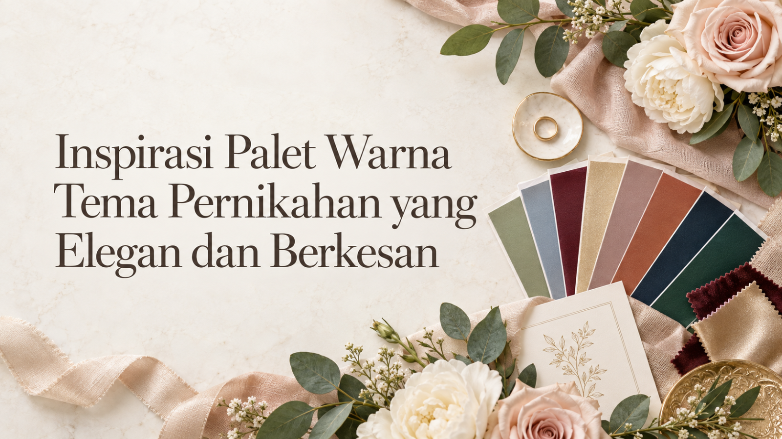 Inspirasi Palet Warna Tema Pernikahan yang Elegan dan Berkesan