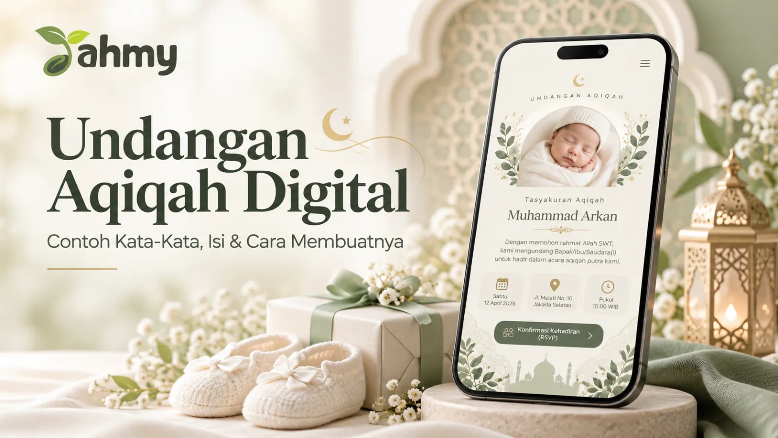 Undangan Aqiqah Digital: Contoh Kata-Kata, Isi & Cara Membuatnya